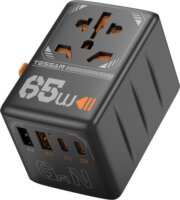 Tessan TS-WTA03 2xUSB-A / 2xUSB-C UK-US-AU-EU Utazó Adapter