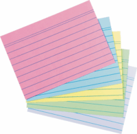 Herlitz 50041145 200 lapos A6 Vonalas jegyzettömb - Vegyes színek