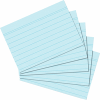 Herlitz 10836203 100 lapos A6 Vonalas jegyzettömb - Kék