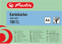 Herlitz 1150655 100 lapos A6 Vonalas jegyzettömb - Zöld