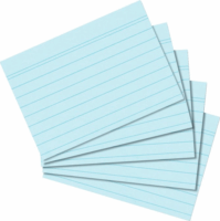 Herlitz 10836310 100 lapos A8 Vonalas jegyzettömb - Kék