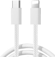 Joyroom S-A45 USB-C apa - Lightning apa Adat- és töltőkábel 30W 1m - Fehér