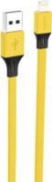 Foneng X96 USB-A apa - Lightning apa Töltő- és adatkábel 1 - Sárga