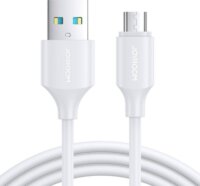 Joyroom S-UM018A9 USB-A apa - microUSB apa Töltő- és adatkábel 1m - Fehér