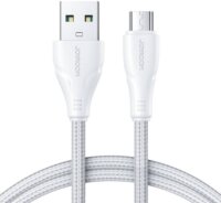 Joyroom S-UM018A11 USB-A apa - microUSB apa Töltő- és adatkábel 2m - Fehér