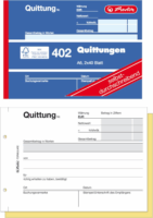 Herlitz 886622 2 x 40 lapos A6 Nyugtatömb - Fehér