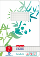 Herlitz 50040032 16 lapos A5 Négyzetrácsos füzet - Mintás