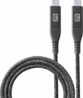 Cellularline USB-C apa - USB-C apa Adat és Gyorstöltő kábel 1m - Fekete
