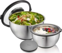 Gefu G-35055 Rozsdamentes acél tál készlet fedővel 2 darabos - Inox