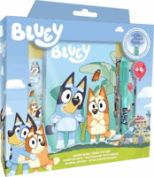 KiDS Licensing BY00007 Bluey mintás Napló matricákkal