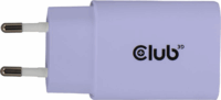 Club3D Lifestyle USB-C Hálózati Gyorstöltő Adapter 30W 2db - Lila