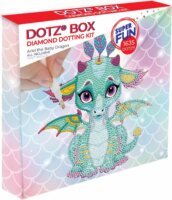 Diamond Dotz Ariel a bébi sárkány Képkészítő szett 22 x 22 cm