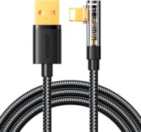 Joyroom S-UL012A6 USB-A apa - Lightning apa Adat- és töltőkábel 1.2m - Fekete
