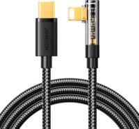 Joyroom S-CL020A6 USB-C apa - Lightning apa Adat- és töltőkábel 1.2m - Fekete