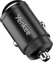 Yenkee YAC CAR 01 Mini 2xUSB-C Szivargyújtós töltő 30W - Fekete