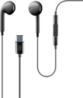 Cellularline USB-C Fülhallgató Mikrofonnal - Fekete