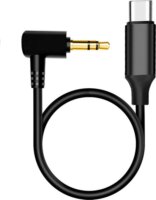 HTC 028-274 3.5mm Jack apa - USB-C apa Audio Kábel 0.5m - Fekete