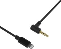 HTC 028-273 3.5mm Jack apa - Lightning apa Audio Kábel 0.5m - Fekete