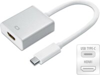 HTC 028-127 USB C apa - HDMI anya Átalakító Adapter - Fehér