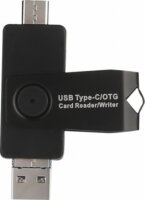HCT 028-167 USB-A / microUSB Külső kártyaolvasó