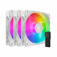 CoolerMaster SickleFlow Edge 120 ARGB Rendszerhűtő ventilátor 3in1 - Fehér