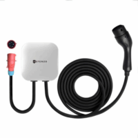 Defenzo Wallbox Home AC11 Elektromos autó fali töltő - Fekete / Fehér (11kW - 16A / 5m Type-2)