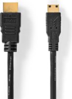 Nedis CVGL34500BK15 HDMI apa - Mini HDMI apa Kábel 1,5m - Fekete