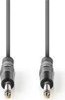 Nedis COTH23000GY30 6,35mm jack apa - 6,35mm jack apa Audio Kábel 3m - Fekete