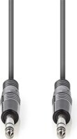 Nedis COTH23020GY50 6,35mm jack apa - 6,35mm jack apa Audio Kábel 5m - Fekete