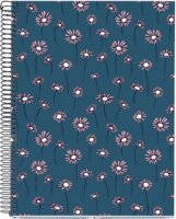 Miquelrius Daisies 140 lapos A4 kockás spirálfüzet - Mintás