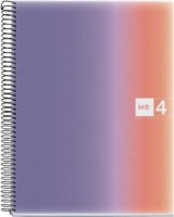 Miquelrius Aurora Provence 120 lapos A4 kockás spirálfüzet - Kék / Narancs átmenet