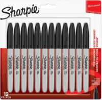 Sharpie 1996111 Fine Permanent Marker készlet - Fekete (12 db / csomag)