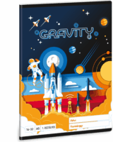 Ars Una Gravity 32 lapos A5 1. osztályos vonalas füzet - Mintás