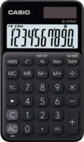 Casio SL 310 Elem / Napelem 10 digit Zsebszámológép - Fekete