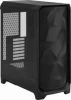 Fractal Design Meshify 3 TG Light Tint Midi Torony Számítógépház + 3db 140mm ventilátor - Fekete