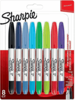 Sharpie 2065409 Twin Tip Dekormarker készlet - Vegyes színek (8 db / csomag)