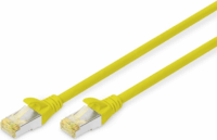 Digitus S/FTP CAT6A RJ45 Patch kábel 7m - Sárga