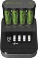 GP Pro P461 4x AA NiMH Akkumulátor töltő dokkoló + 4db elem (2700mAh)