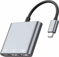 AVAX HB903 Univerzális USB-C Laptop dokkoló Állomás 100 Watt - Szürke