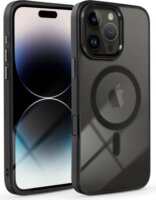 Haffner Edge Mag Cover Apple iPhone 16 Pro Telefon tok - Fekete / Átlátszó