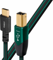 AudioQuest USBFOR201.5CB USB-B apa - USB-C apa Audio adatkábel 1.5m - Fekete / Zöld