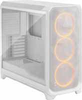 Fractal Design Meshify 3 XL RGB Full Tower Számítógépház + 3db 120mm RGB ventilátor - Fehér