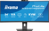 iiyama 34" ProLite XCB3497WQSNPH-B1 21:9 QHD VA Ívelt Monitor - Fekete
