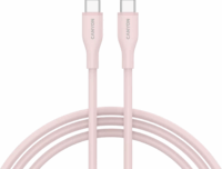 Canyon CC60SC10 USB-C apa - USB-C apa 2.0 Adat és töltő kábel 1m - Rózsaszín