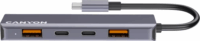 Canyon CNS-TDS18 5 in 1 Univerzális USB-C Laptop Dokkoló - Szürke