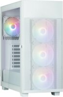 Zalman S5 NEO Midi Torony Számítógépház + 4db 120mm ARGB ventilátor - Fehér