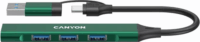 Canyon DS-02 USB-A/USB-C 4-port HUB - Zöld