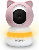 Evolveo Baby Monitor LUX Smart Wireless Digitális Babamonitor Bébiőr - Rózsaszín