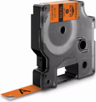 Dymo 18435 12mm / 5.5m Feliratozógép szalag - Narancs alapon fekete
