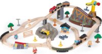 KidKraft 25911 Fa Vonatpálya készlet 61 db